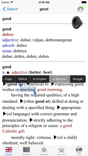 English Bosnian best dictionary - Engleski Bosna najbolji rj(圖3)-速報App