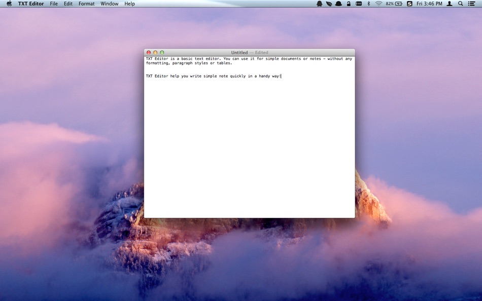 TXT Editor for Mac OS X - 1.1 - (macOS)