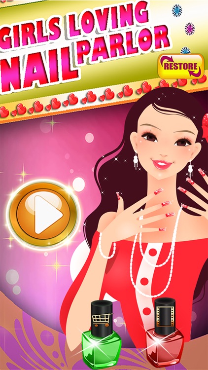 A Beauty Nail Parlor - Girls Loving Decorative and Glittering Nails screenshot-3