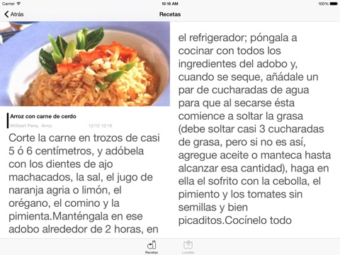 Cuban Recipes Rice & Restaurants HD screenshot 2