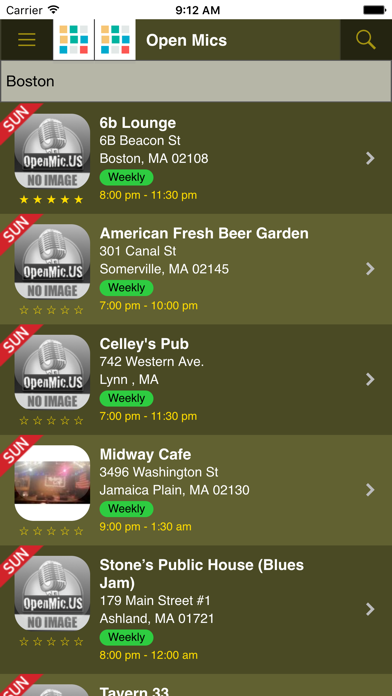 How to cancel & delete Open Mic Finder from iphone & ipad 1
