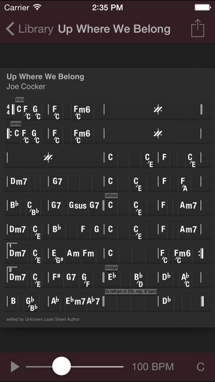 Chord Sheets