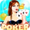 Pool Party Poker - A Fancy Texas Hold'em Casino Cards Game!