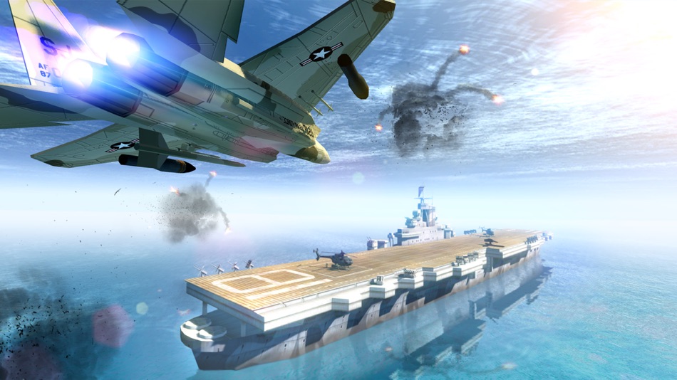#1. Jet Fighter Ocean At War (iOS) 由: 向宁 徐