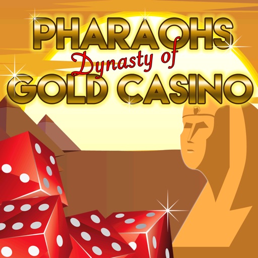 Pharaohs Dynasty of Gold Casino with Blackjack Bonanza and Crack Craps!