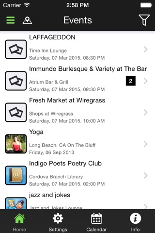 eventsions - facebook version screenshot 2