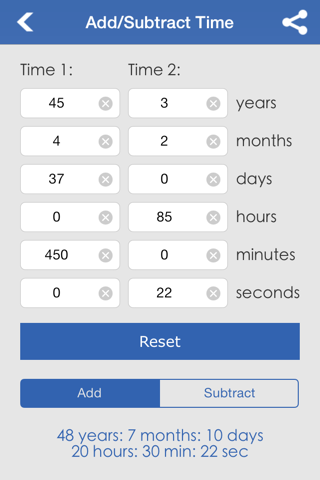 Date & Time Calculator(9 in 1) screenshot 3