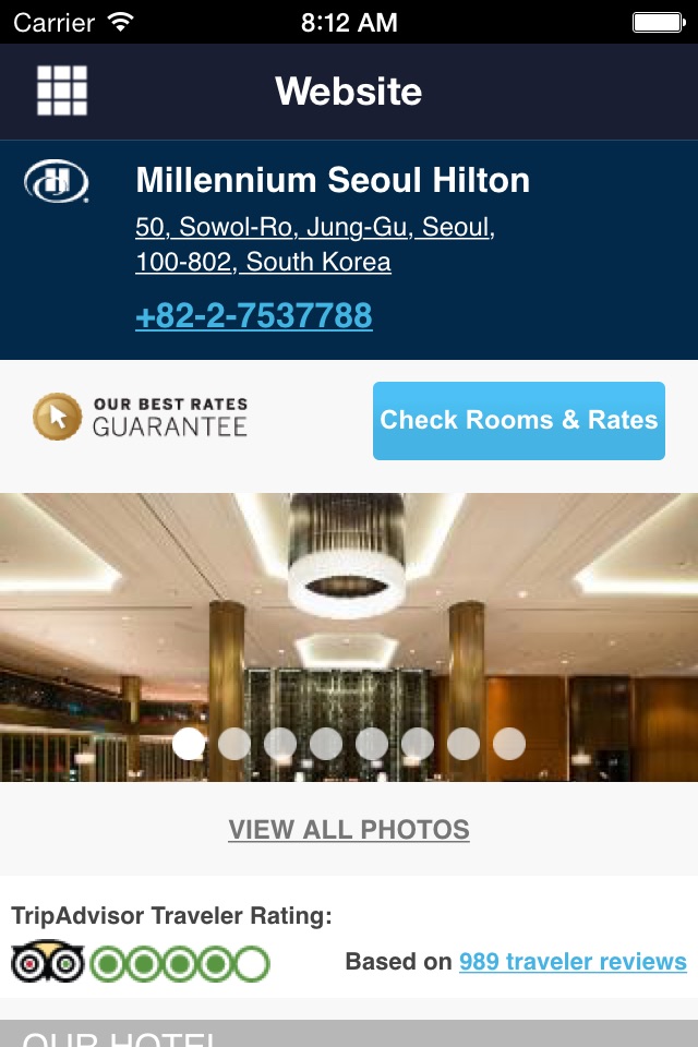 Millennium Seoul Hilton screenshot 2