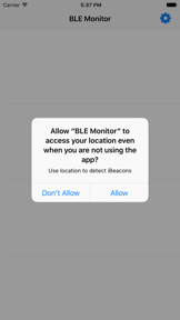 BLE Monitor screenshot
