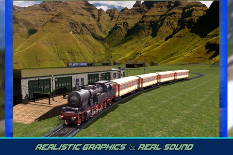 Mountain Train driving 3D – Heavy Railroad Steam Engine & Highland Driving Simulator screenshot 2