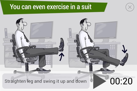 Office Ninja: daily workouts for white-collar workers screenshot 2