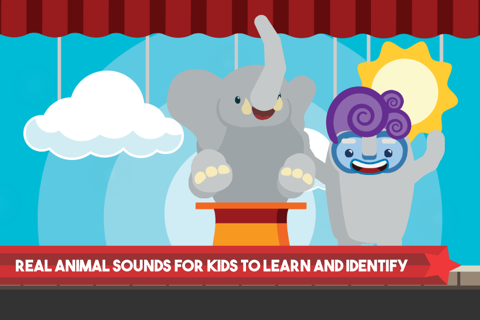 Magic Hat: Wild Animals Lite - Playing and Learning with Words and Sounds screenshot 3