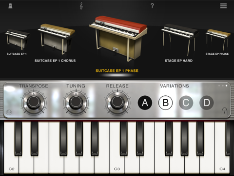 iLectric Piano for iPad のスクリーンショット