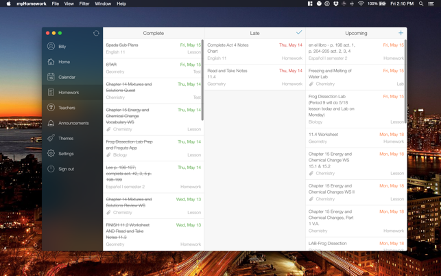 ‎myHomework Student Planner Screenshot