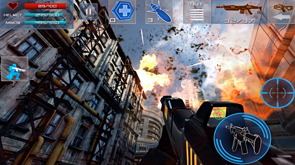 #2. Enemy Strike (iOS) 由: Killer Bean Studios, LLC