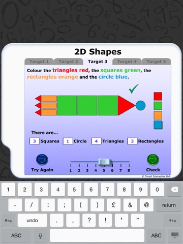 Numeracy Warm Up - 2D Shapes screenshot 3