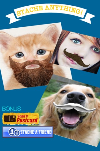 StacheTastic! Art of The Mustache Beard Photo Sticker Pic Booth FREE screenshot 2