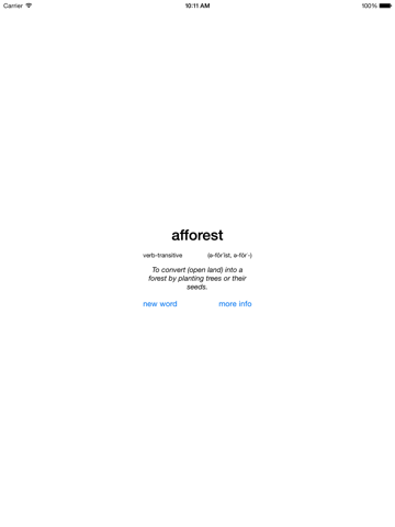 WordADay - A Minimalistic Word of The Day App