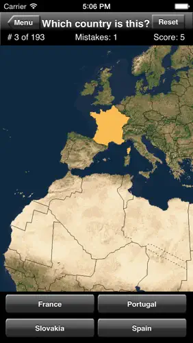 Country Maps Quiz screenshot 3