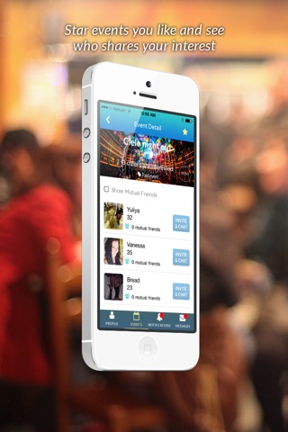 FanVoo- Local events, Meet people who want to go screenshot 2
