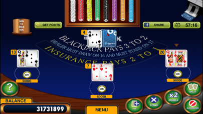 Blackjack 21 plus Free Casino-style Blackjack game screenshot 1