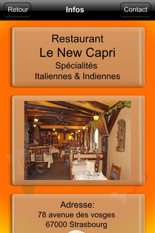 Restaurant New Capri screenshot 3