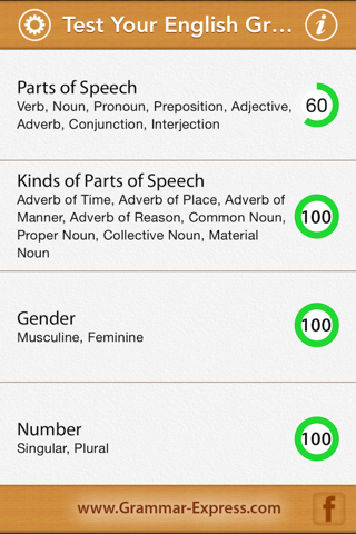 Test Your English Grammar Lite - náhled