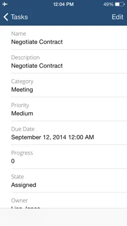 CloudSync - Offline Mobile Solution for Sales Cloud screenshot 1