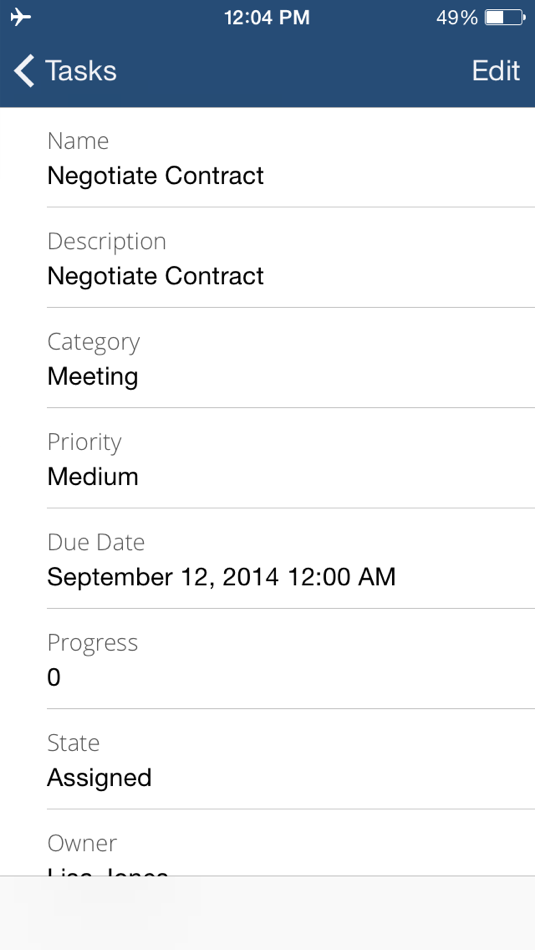 #1. CloudSync - Offline Mobile Solution for Sales Cloud (iOS) โดย: Folio3 Software Inc.