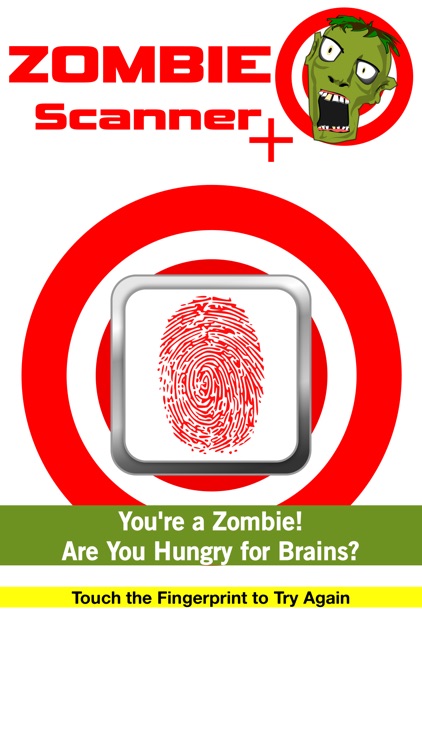 Zombie Scanner - Are You a Zombie? Fingerprint Touch Detector Test