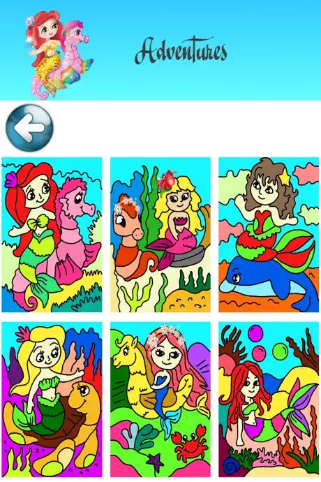 Sirenas: Páginas para Colorear para las Niñas – Colouring Sirena