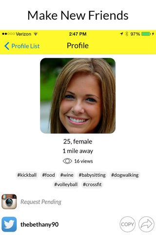 Frenzy - find other snapchat users and kik users screenshot 2