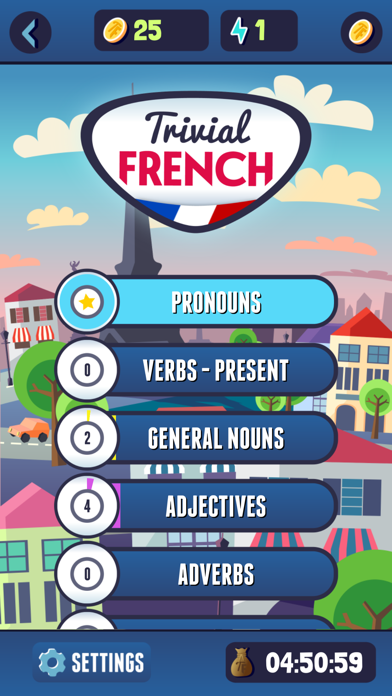 How to cancel & delete Trivial French from iphone & ipad 1
