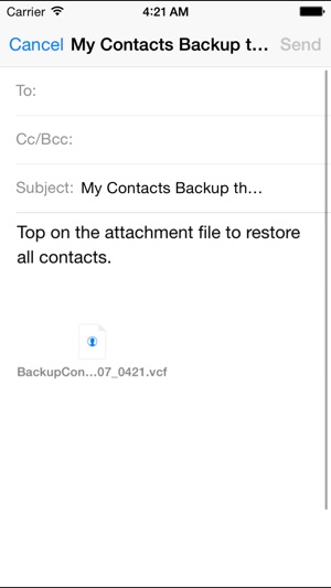 My Contacts Backup Pro - Easy contacts backup and restore(圖1)-速報App