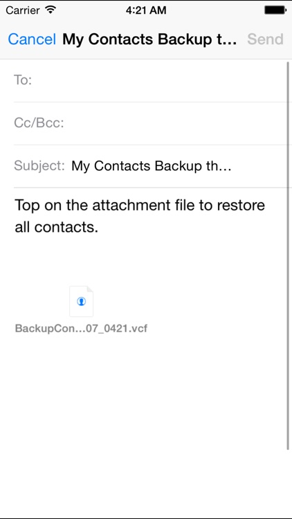My Contacts Backup Pro - Easy contacts backup and restore