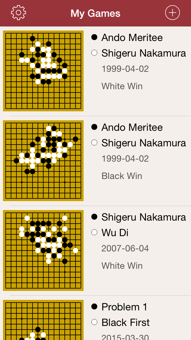 Gomoku Note - Record your gomoku-renju games