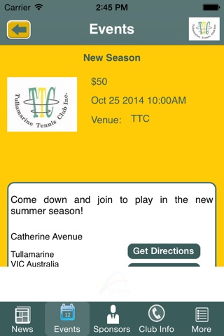 Tullamarine Tennis Club screenshot 4