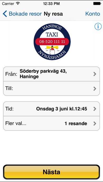 How to cancel & delete Haninge & Nynäshamns Taxi from iphone & ipad 2