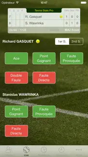 tennis stats pro iPhone Captures Décran 1