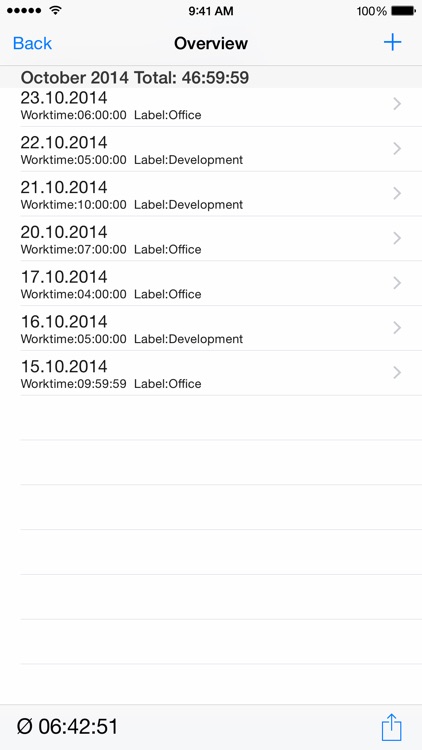 Timecard i - 1 Click Time Tracking screenshot-3