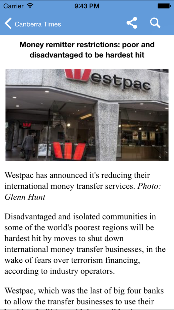 Australia News Reader