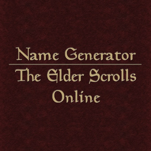 Name Generator for The Elder Scrolls Online