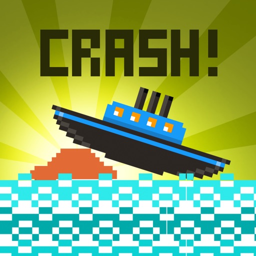 A Pixel Boat Race FREE - 8bit Water Craft Crash Game iOS App