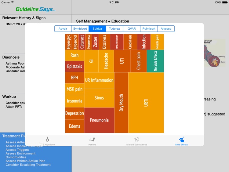 Asthma Guideline Says screenshot-3