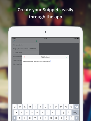 Screenshot #5 pour Snipboard - Keyboard for custom text snippets