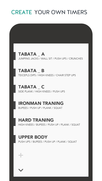 TABATACH - Interval Workout Timer for High Intensity Interval Training (HIIT) : TABATA & any Circuit Training Screenshot 5