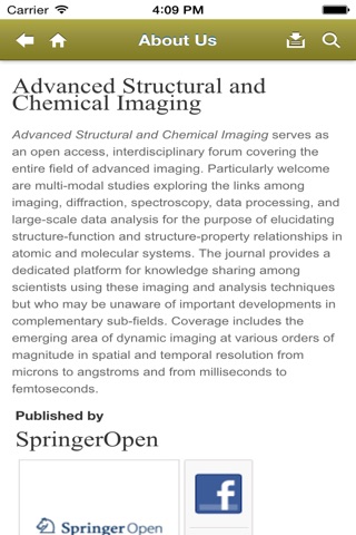 Adv. Structural & Chem Imaging screenshot 3