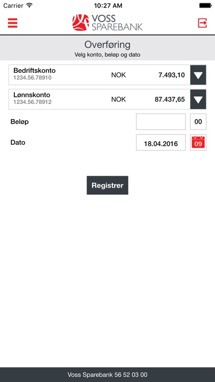 Voss Sparebank Bedrift screenshot-3