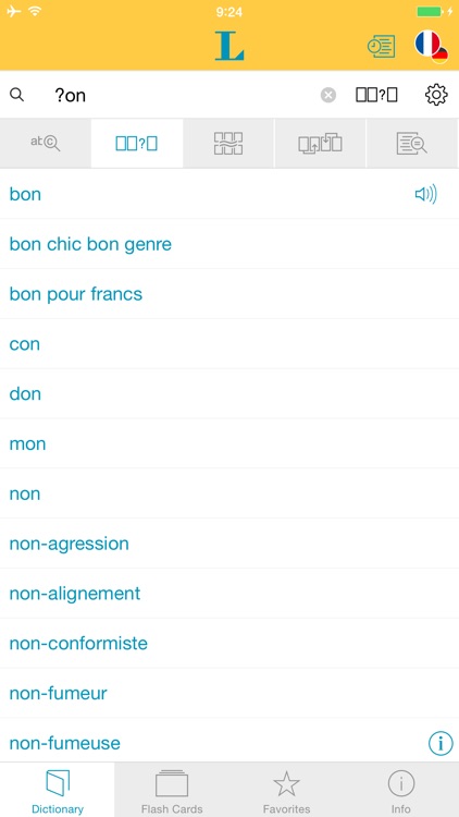 French <-> German Talking Dictionary Basic screenshot-3