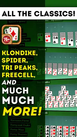 Game screenshot Solitaire 70+ Free Card Games in 1 Ultimate Classic Fun Pack : Spider, Klondike, FreeCell, Tri Peaks, Patience, and more for relaxing apk